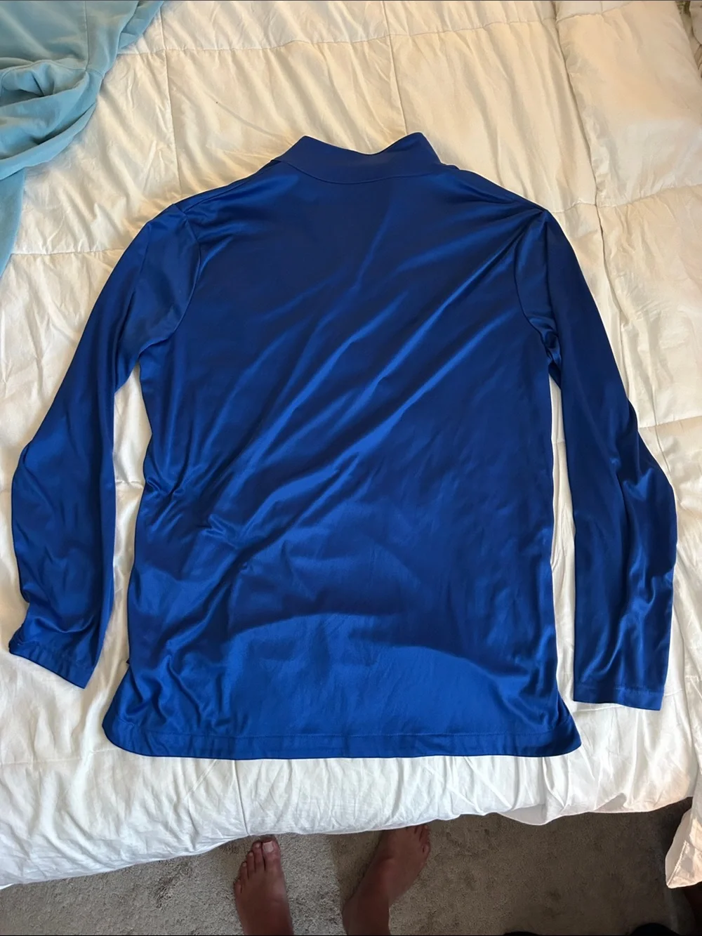 Florida Gators Royal Blue Men's Long-Sleeve Quarter-Zip light weight XL